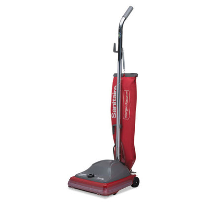 Sanitaire TRADITION Upright Vacuum SC688A, 12" Cleaning Path, Gray-Red SC688B