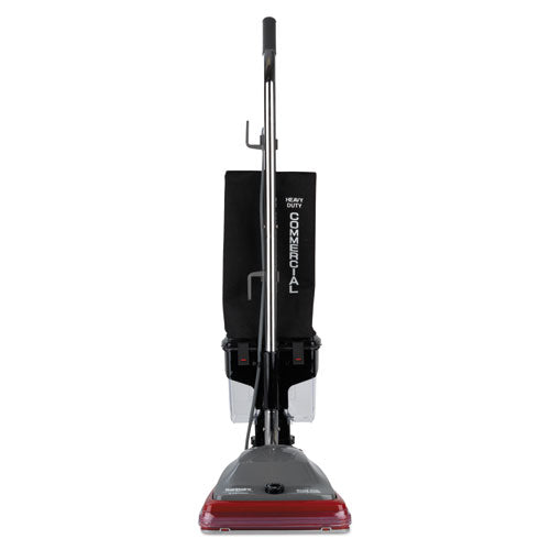 Sanitaire TRADITION Upright Vacuum SC689A, 12" Cleaning Path, Gray-Red-Black SC689B