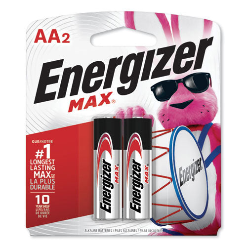 Energizer AA Max Alkaline Batteries 1.5V (2 Count) E91BP2