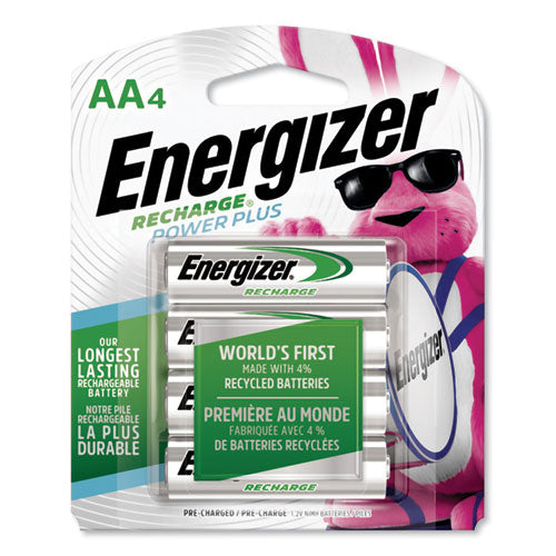 Energizer AA NiMH Rechargeable Batteries 1.2V (4 Count) NH15BP4