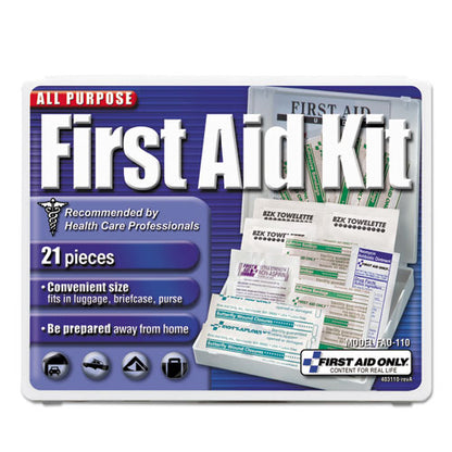 First Aid Only General Business First Aid Kit for 50 People, 245 Pieces, Plastic Case FAO-110