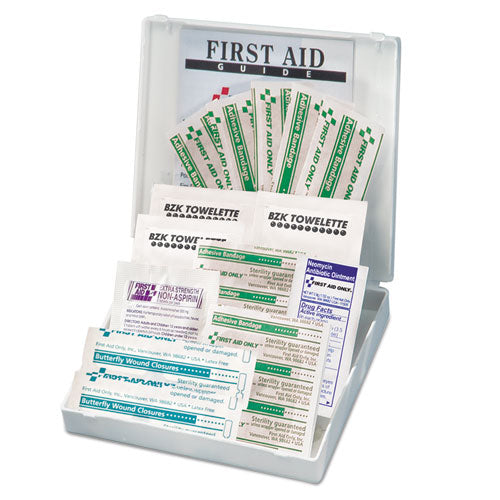 First Aid Only General Business First Aid Kit for 50 People, 245 Pieces, Plastic Case FAO-110