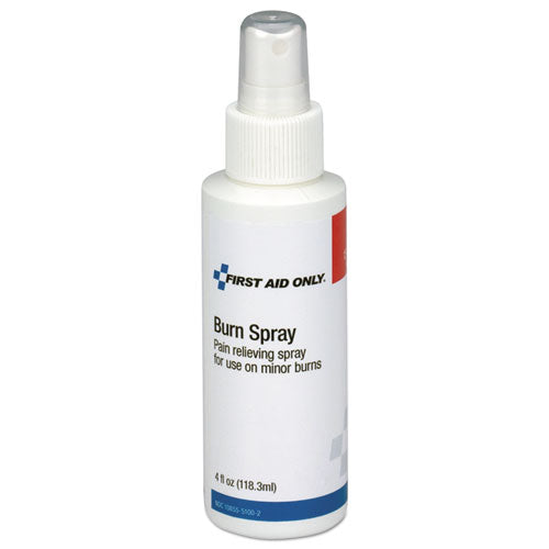 First Aid Only Refill for SmartCompliance General Business Cabinet, First Aid Burn Spray, 4 oz Bottle 13-040