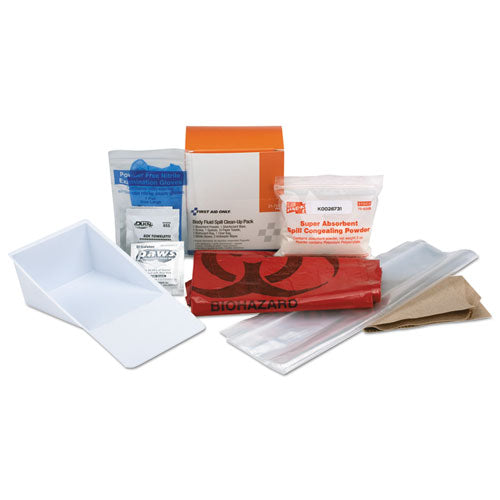 First Aid Only BBP Spill Cleanup Kit, 3.625" x 4.312" x 2.25" 21-760