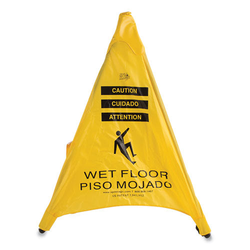 Spill Magic Pop Up Safety Cone, 3 x 2.5 x 30, Yellow 230SC