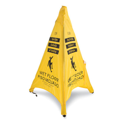 Spill Magic Pop Up Safety Cone, 3 x 2.5 x 30, Yellow 230SC