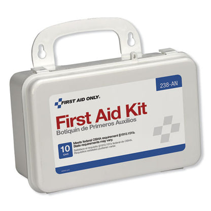 First Aid Only ANSI-Compliant First Aid Kit, 64 Pieces, Plastic Case 238-AN