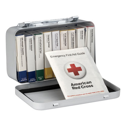 First Aid Only Unitized First Aid Kit for 10 People, 65 Pieces, OSHA-ANSI, Metal Case 240-AN