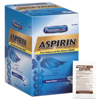 PhysiciansCare Aspirin Tablets, 250 Doses per box 54034