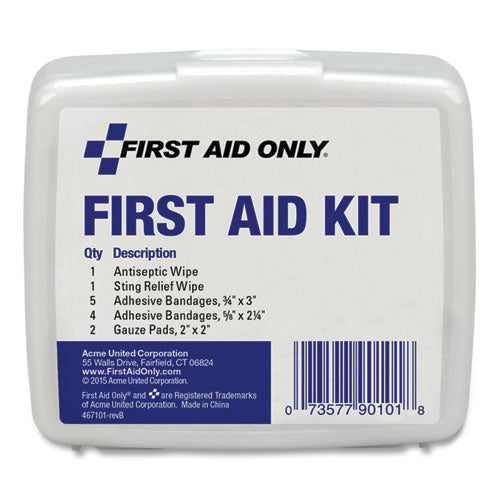 PhysiciansCare by First Aid Only First Aid On the Go Kit, Mini, 13 Pieces, Plastic Case 90101-001