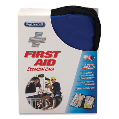 PhysiciansCare by First Aid Only Soft-Sided First Aid Kit for up to 10 People, 95 Pieces, Soft Fabric Case 90166