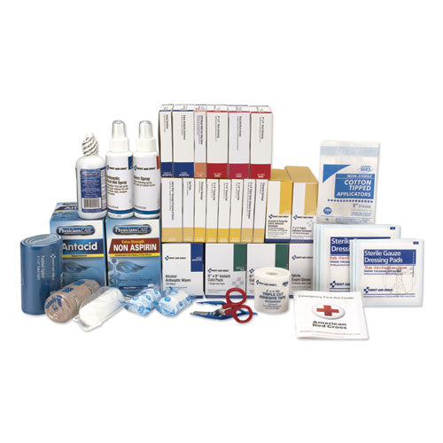 First Aid Only 3 Shelf ANSI Class B+ Refill with Medications, 675 Pieces 90623