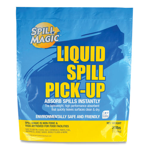 Spill Magic Sorbent, 25 lbs, Bag 97125