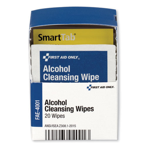 First Aid Only SmartCompliance Alcohol Cleansing Pads, 20-Box FAE-4001