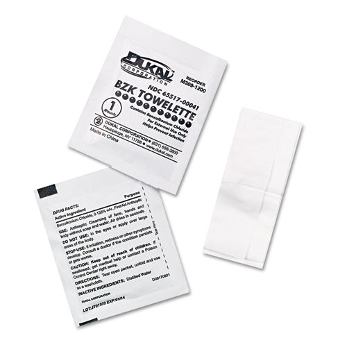 First Aid Only SmartCompliance Antiseptic Cleansing Wipes, 10-Box FAE-4002