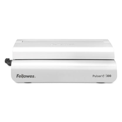 Fellowes Pulsar E Electric Comb Binding System, 300 Sheets, 17 x 15 3-8 x 5 1-8, White 5216701