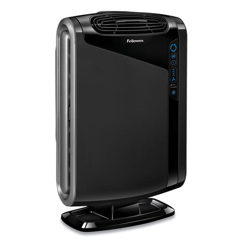 Fellowes HEPA and Carbon Filtration Air Purifiers, 300-600 sq ft Room Capacity, Black 9286201