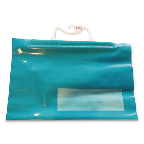 FireKing Prescription Organizing Bags for Medical Cabinet, 14" x 15", Blue, 50-Pack 517980