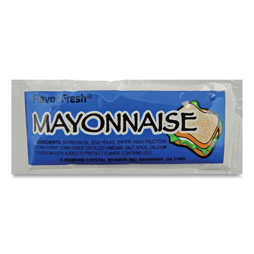 Flavor Fresh Condiment Packets, Mayonnaise, 0.32 oz Packet, 200-Carton PPIVENL154