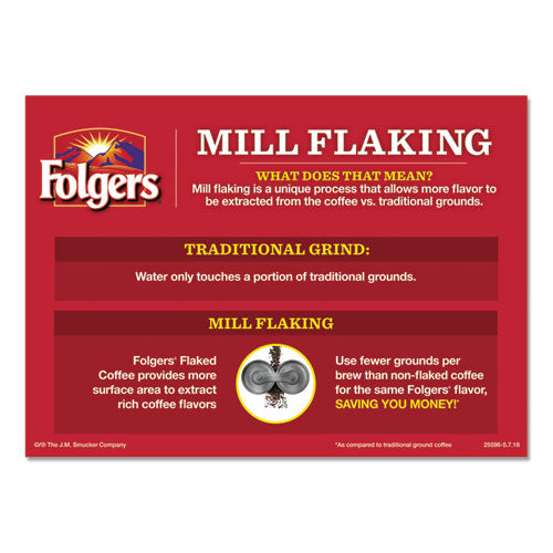 Folgers Coffee Filter Packs, Regular, 1.05 oz Filter Pack, 40-Carton 2550052320