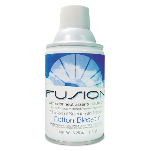 Fresh Products Fusion Metered Aerosols, Cotton Blossom, 6.25 oz Aerosol Spray, 12-Carton MA12BL