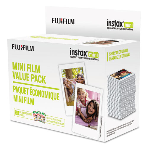 Fujifilm Instax Mini Film, 800 ASA, 60-Exposure Roll 600016111