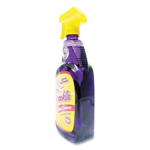 Sparkle Glass Cleaner, 33.8 oz Spray Bottle, 12-Carton 20345