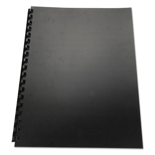 GBC 100% Recycled Poly Binding Cover, 11 x 8 1-2, Black, 25-Pack 25818