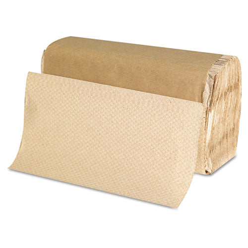 GEN Singlefold Paper Towels, 9 x 9 9-20, Natural, 250-Pack, 16 Packs-Carton G1507