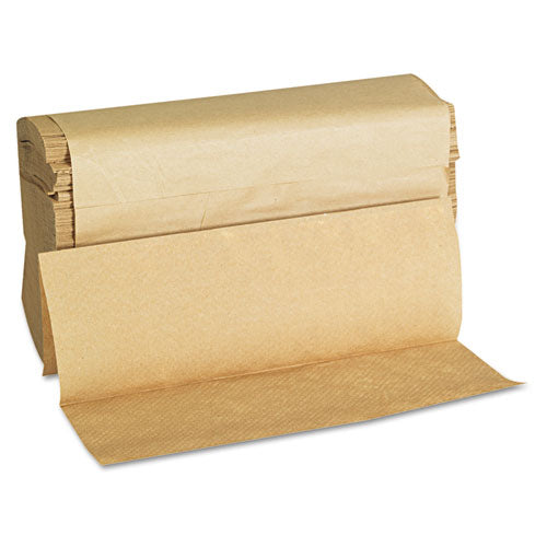 GEN Folded Paper Towels, Multifold, 9 x 9 9-20, Natural, 250 Towels-PK, 16 Packs-CT G1508