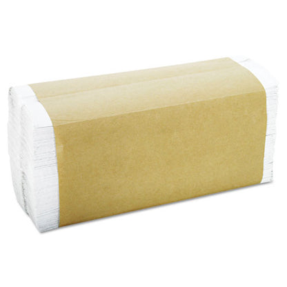 General Supply C-Fold Towels, 10.13" x 11", White, 200-Pack, 12 Packs-Carton 8115