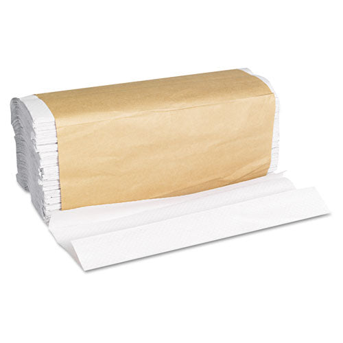 General Supply C-Fold Towels, 10.13" x 11", White, 200-Pack, 12 Packs-Carton 8115