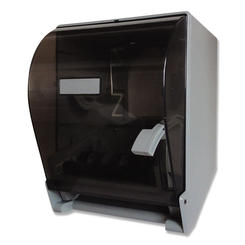 GEN Lever Action Roll Towel Dispenser, 11.25 x 9.5 x 14.38, Transparent 320-02