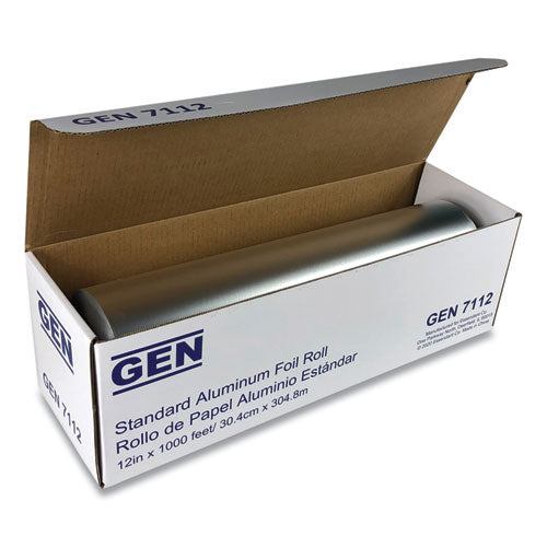 GEN Standard Aluminum Foil Roll, 12" x 1,000 ft GEN7112