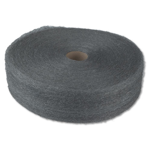 GMT Industrial-Quality Steel Wool Reel, #1 Medium, 5 lb Reel, 6-Carton 105044