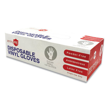 GN1 Single Use Vinyl Clear Gloves Small (1000 Count) PE17166