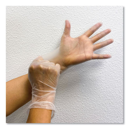 GN1 Single Use Vinyl Clear Gloves Small (1000 Count) PE17166