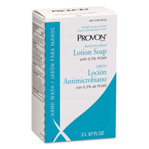 Provon Antimicrobial Lotion Soap with Chloroxylenol, Citrus Scent, 2 L NXT Refill, 4-Carton 2218-04