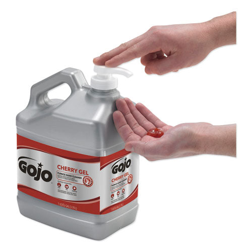 GOJO Cherry Gel Pumice Hand Cleaner, Cherry Scent, 1 gal Bottle, 2-Carton 2358-02
