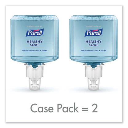Purell Healthcare HEALTHY SOAP Gentle and Free Foam, Fragrance-Free, 1,200 mL, For ES4 Dispensers, 2-Carton 5072-02