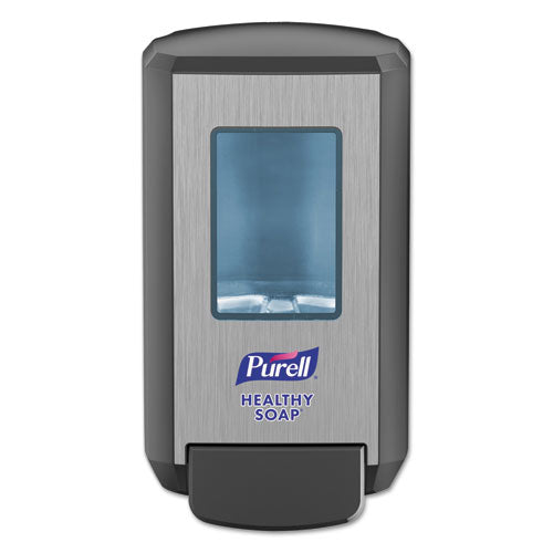 Purell CS4 Soap Push-Style Dispenser, 1,250 mL, 4.88 x 8.8 x 11.38, Graphite 5134-01