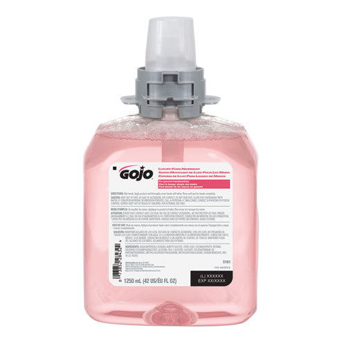 GOJO Luxury Foam Hand Wash Refill for FMX-12 Dispenser, Refreshing Cranberry, 1,250 mL, 4-Carton 5161-04