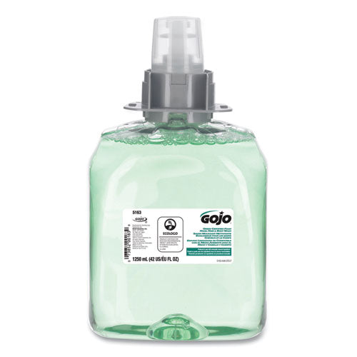 GOJO Luxury Foam Hair and Body Wash, Cucumber Melon Scent, 1,250 mL Refill 5163-03