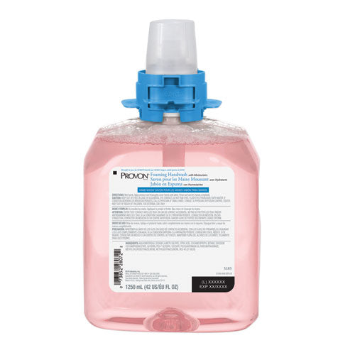Provon Foam Handwash with Advanced Moisturizers, Refreshing Cranberry, 1,250 mL Refill, 4-Carton 5185-04