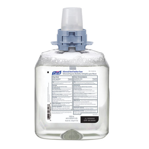Purell FMX-12 Refill Advanced Foam Hand Sanitizer, 1200 mL, 4-Carton 5192-04