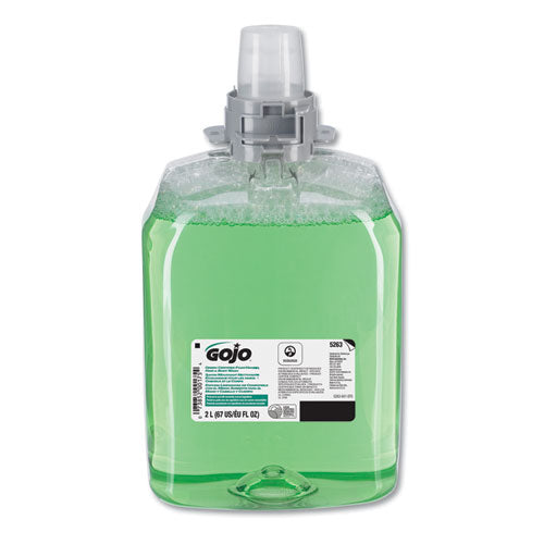 GOJO Green Certified Foam Hair and Body Wash, Cucumber Melon, 2,000 mL Refill, 2-Carton 5263-02