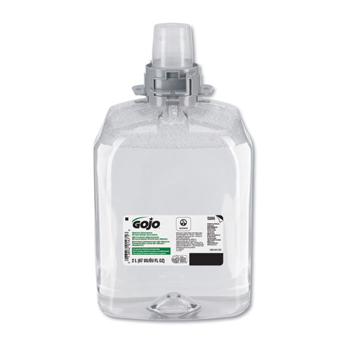 GOJO Green Certified Foam Hand Cleaner, Unscented, 2,000 mL Refill, 2-Carton 5265-02