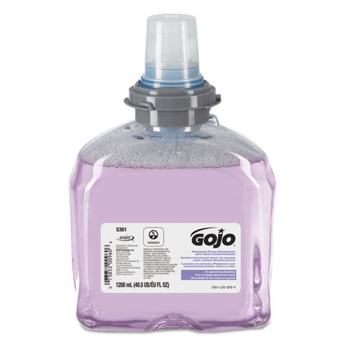 GOJO TFX Luxury Foam Hand Wash, Fresh Scent, 1,200 mL Refill, 2-Carton 5361-02