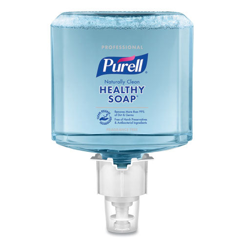 Purell Professional CRT HEALTHY SOAP Naturally Clean Fragrance-Free Foam ES6 Refill, 1,200 mL, 2-Carton 6470-02