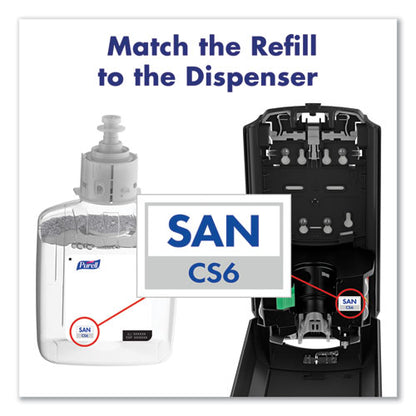 Purell CS6 Hand Sanitizer Dispenser, 1,200 mL, 5.79 x 3.93 x 15.64, Graphite 6524-01